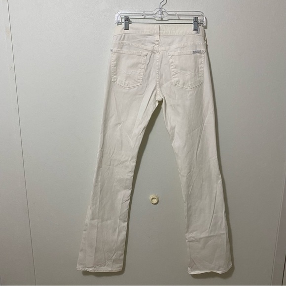 7 for All Mankind White Bootcut Jeans. Size 28. - Picture 4 of 6